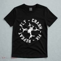Fly Crash Fix Repeat Funny Fpv Drone Racing Quad Pilot T-Shirt thumb 5