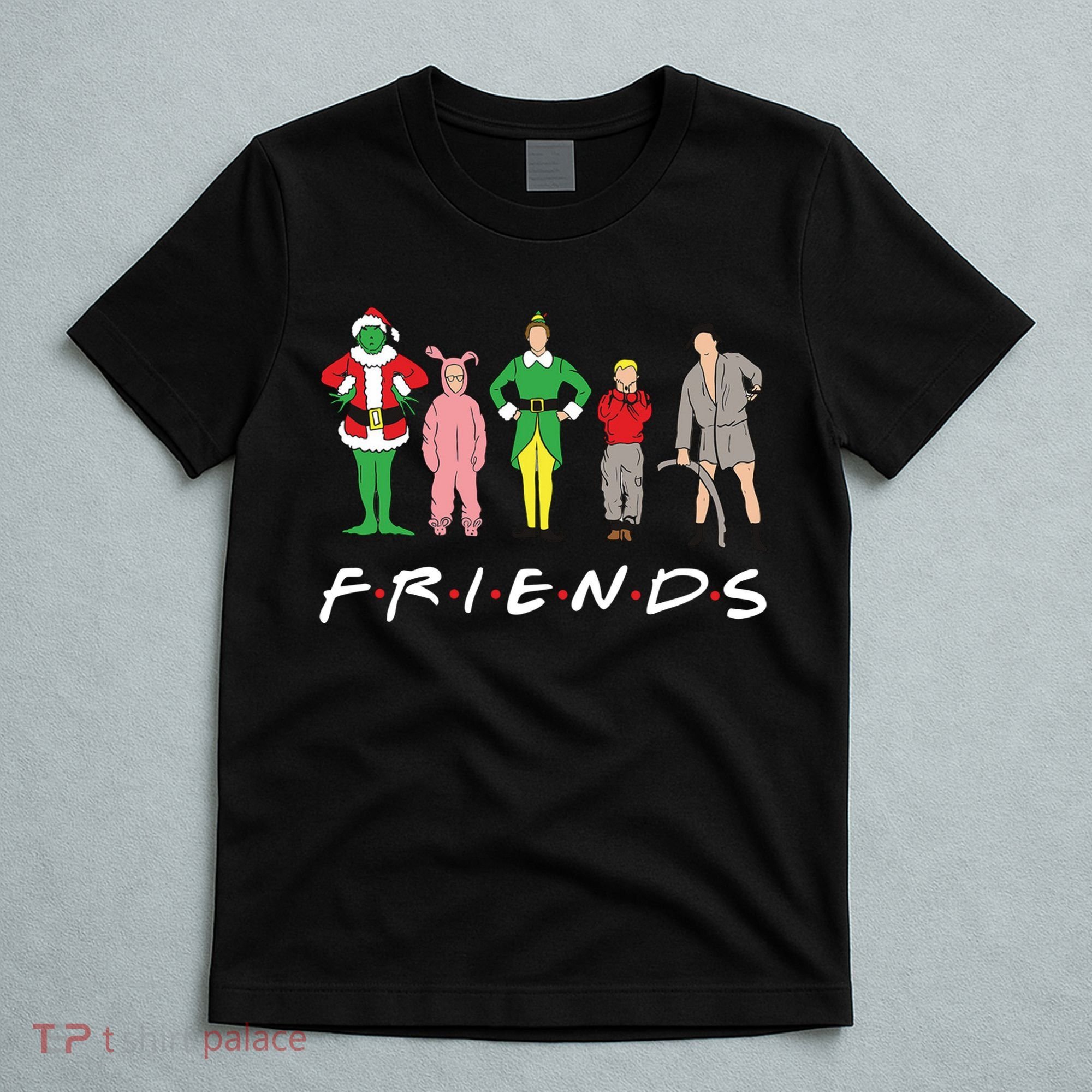 Friends Christmas Family Classic Movies Funny T-Shirt