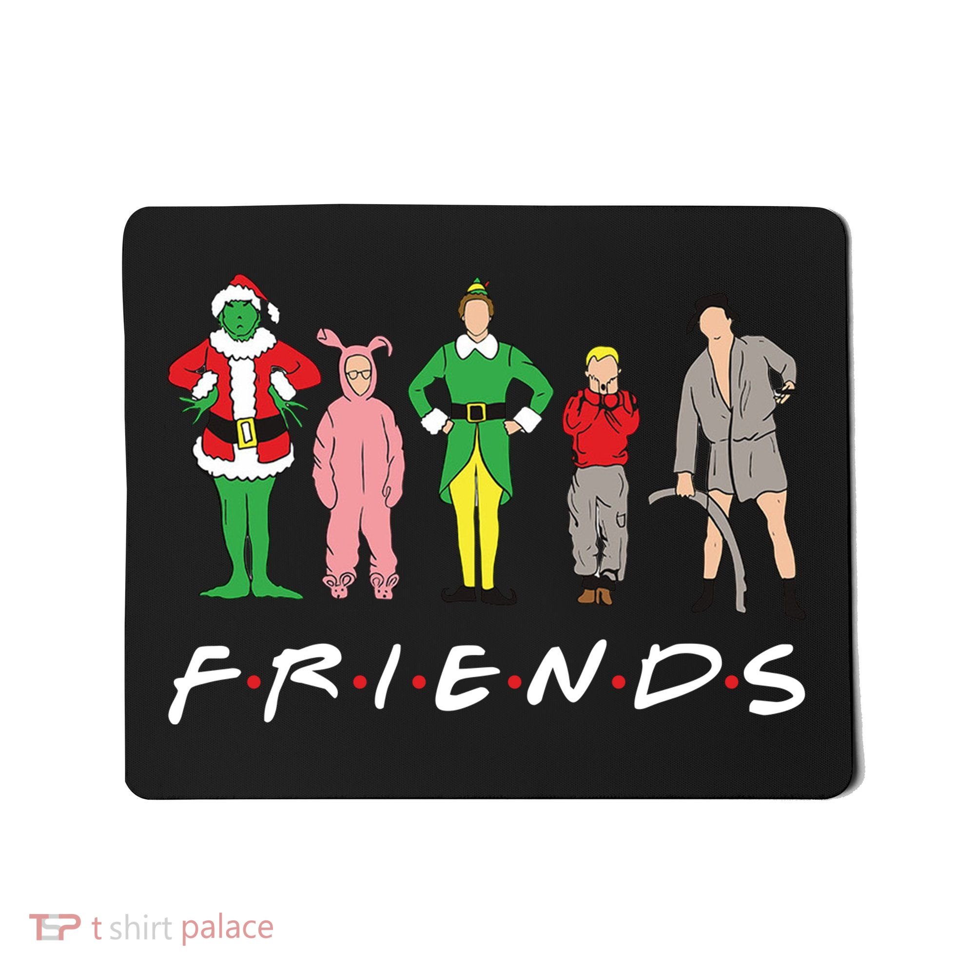 Friends Christmas Family Classic Movies Funny Mousepad