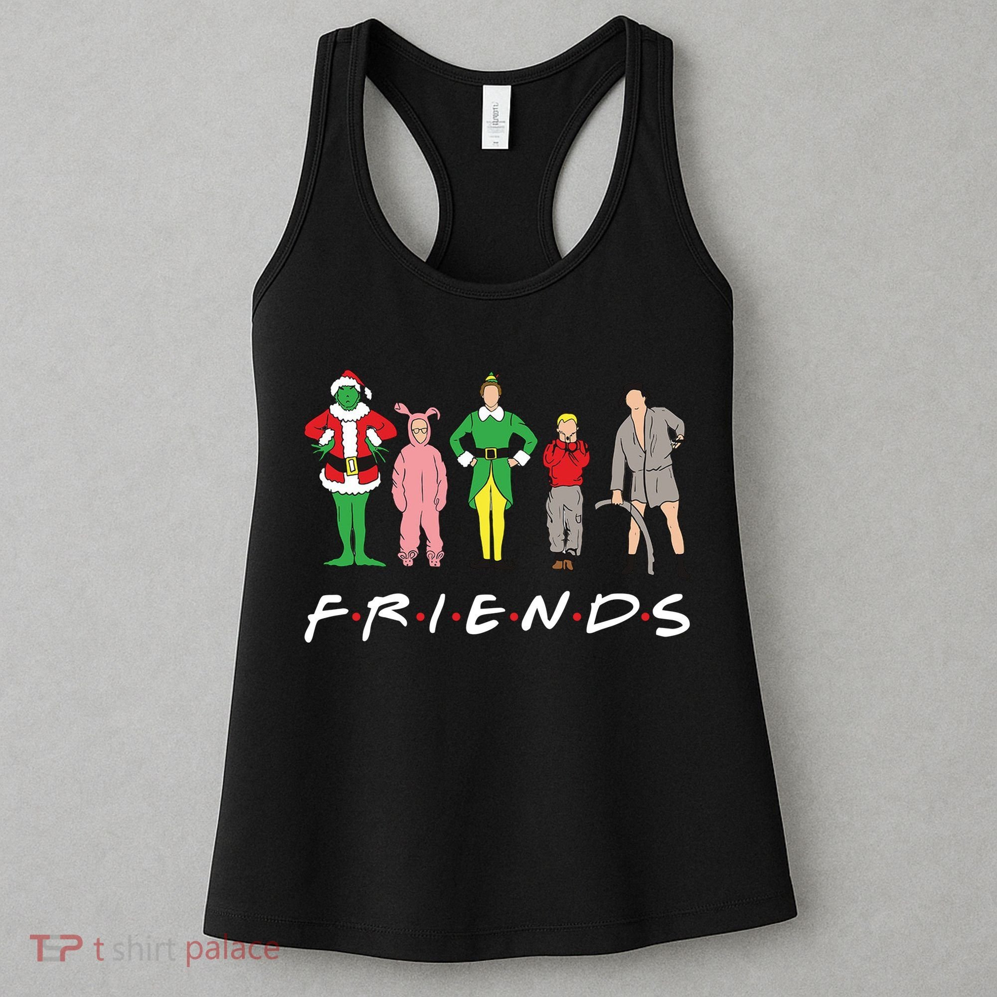 Friends Christmas Family Classic Movies Funny Women's Tank Top