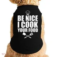 Funny Chef For Cook Pastry Chef Culinary Cooking Doggie Tank thumb 0