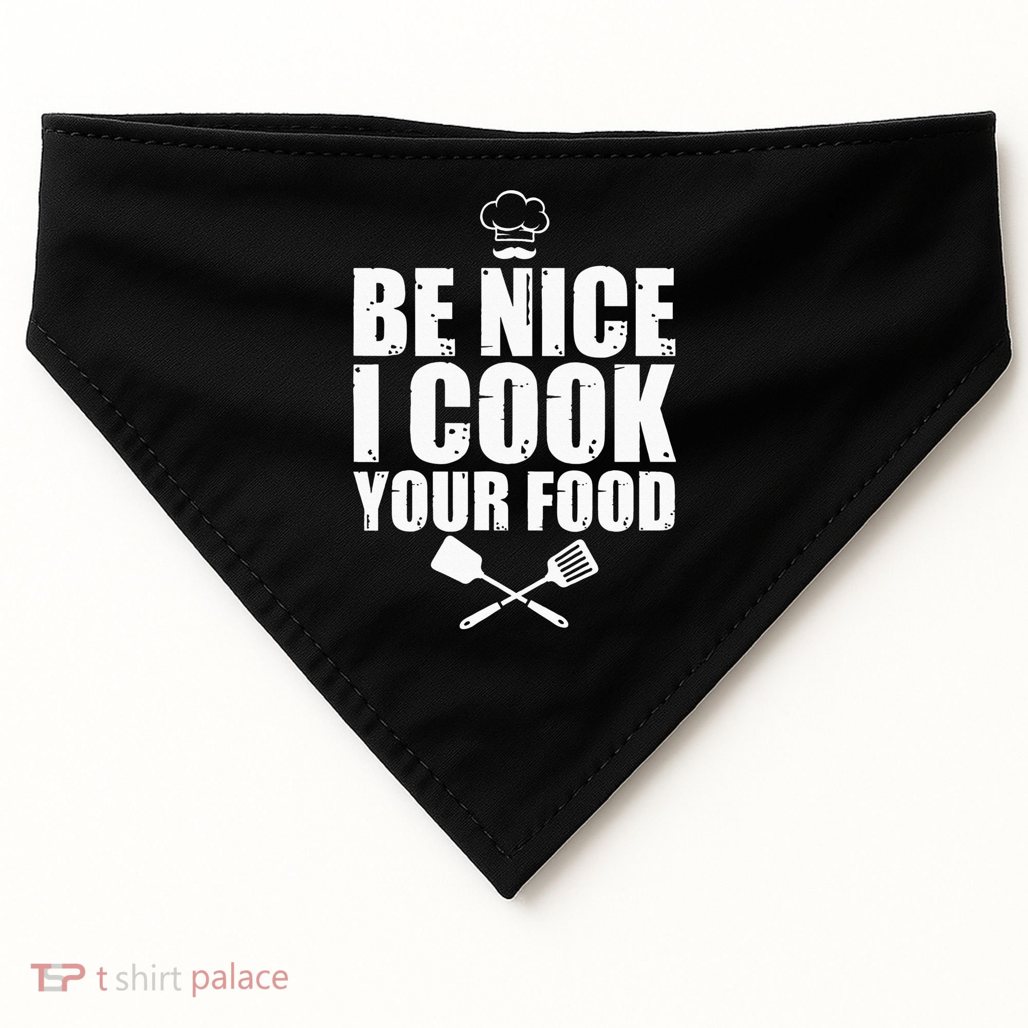 Funny Chef For Cook Pastry Chef Culinary Cooking USA-Made Doggie Bandana
