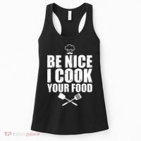 Funny Chef For Cook Pastry Chef Culinary Cooking Women's Tank Top thumb 0