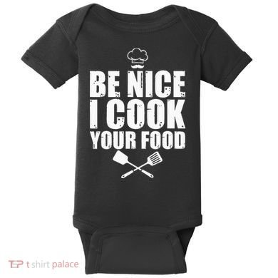 Funny Chef For Cook Pastry Chef Culinary Cooking Baby Bodysuit