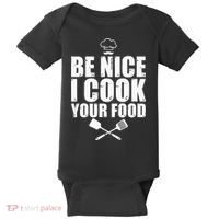 Funny Chef For Cook Pastry Chef Culinary Cooking Baby Bodysuit thumb 0