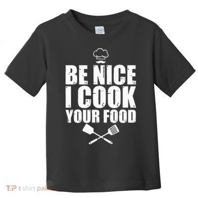 Funny Chef For Cook Pastry Chef Culinary Cooking Toddler T-Shirt