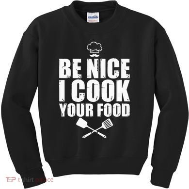 Funny Chef For Cook Pastry Chef Culinary Cooking Kids Sweatshirt