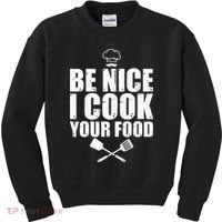 Funny Chef For Cook Pastry Chef Culinary Cooking Kids Sweatshirt thumb 0