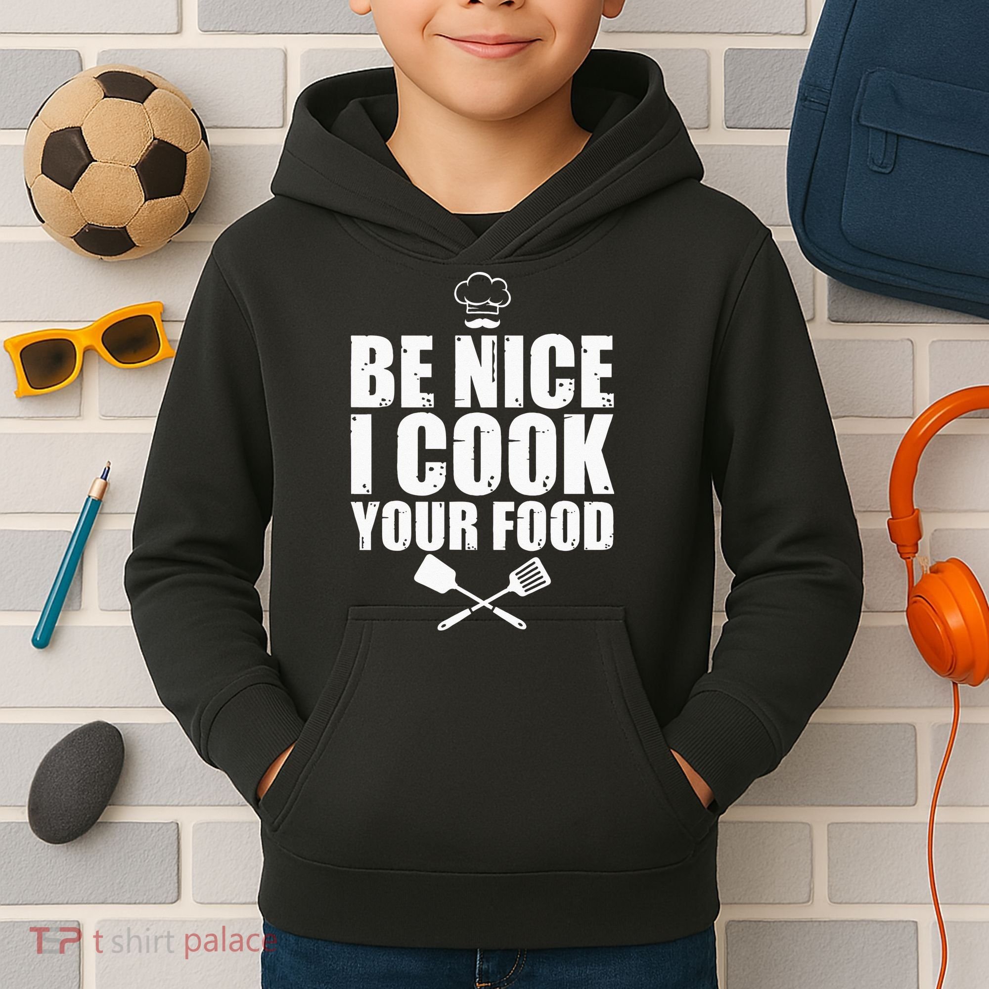 Funny Chef For Cook Pastry Chef Culinary Cooking Kids Hoodie