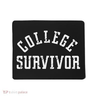 Funny College Freshman Graduate Mousepad