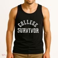 Funny College Freshman Graduate Tank Top thumb 3