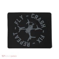 Fly Crash Fix Repeat Funny FPV Drone Pilot Racing Quad Mousepad thumb 0