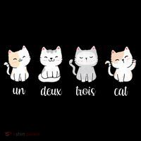 Funny Cute French Un Deux Trois Cat Kitten Lover Coffee Mug thumb 5