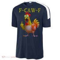 F Caw F Funny Chicken Middle Finger Clucking Rooster Meme Sport-Tek Competitor United Soccer Jersey thumb 2