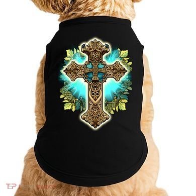 Filigree Cross Doggie Tank