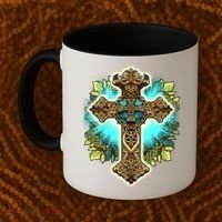 Filigree Cross Coffee Mug thumb 2