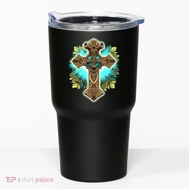 Filigree Cross Tumbler