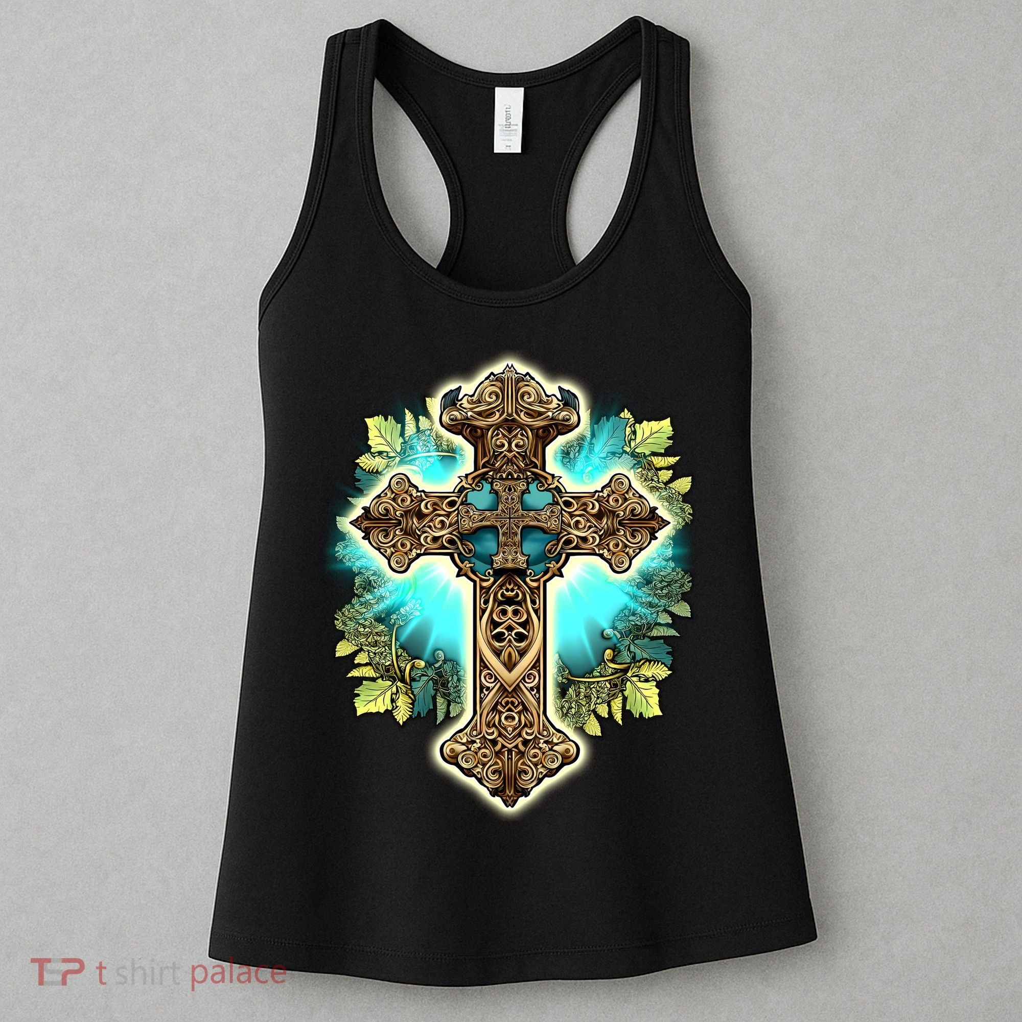 Filigree Cross Women's Tank Top
