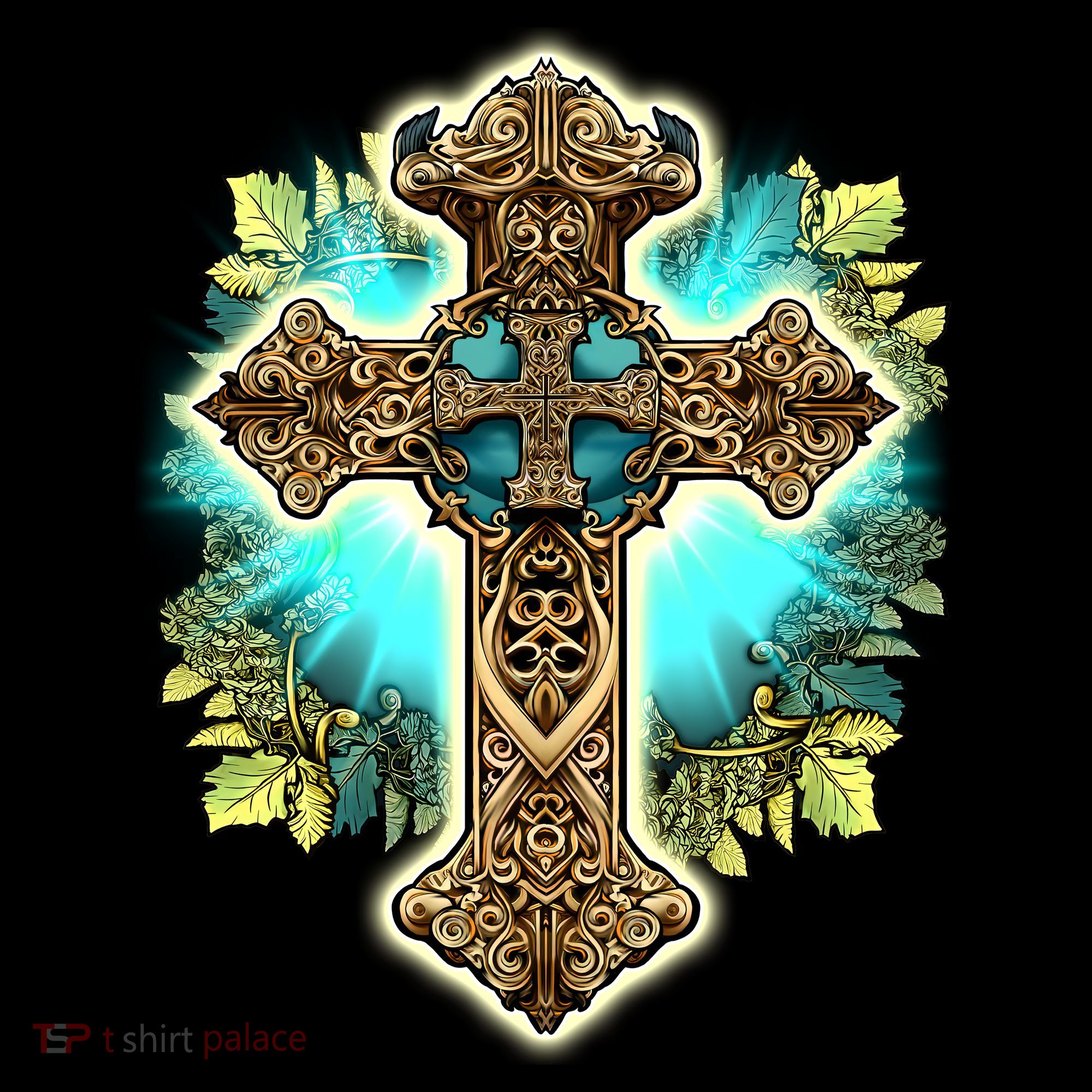Filigree Cross Tank Top