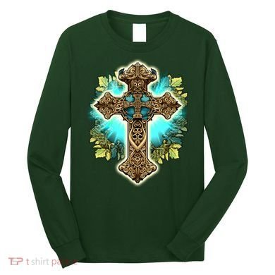Filigree Cross Long Sleeve Shirt