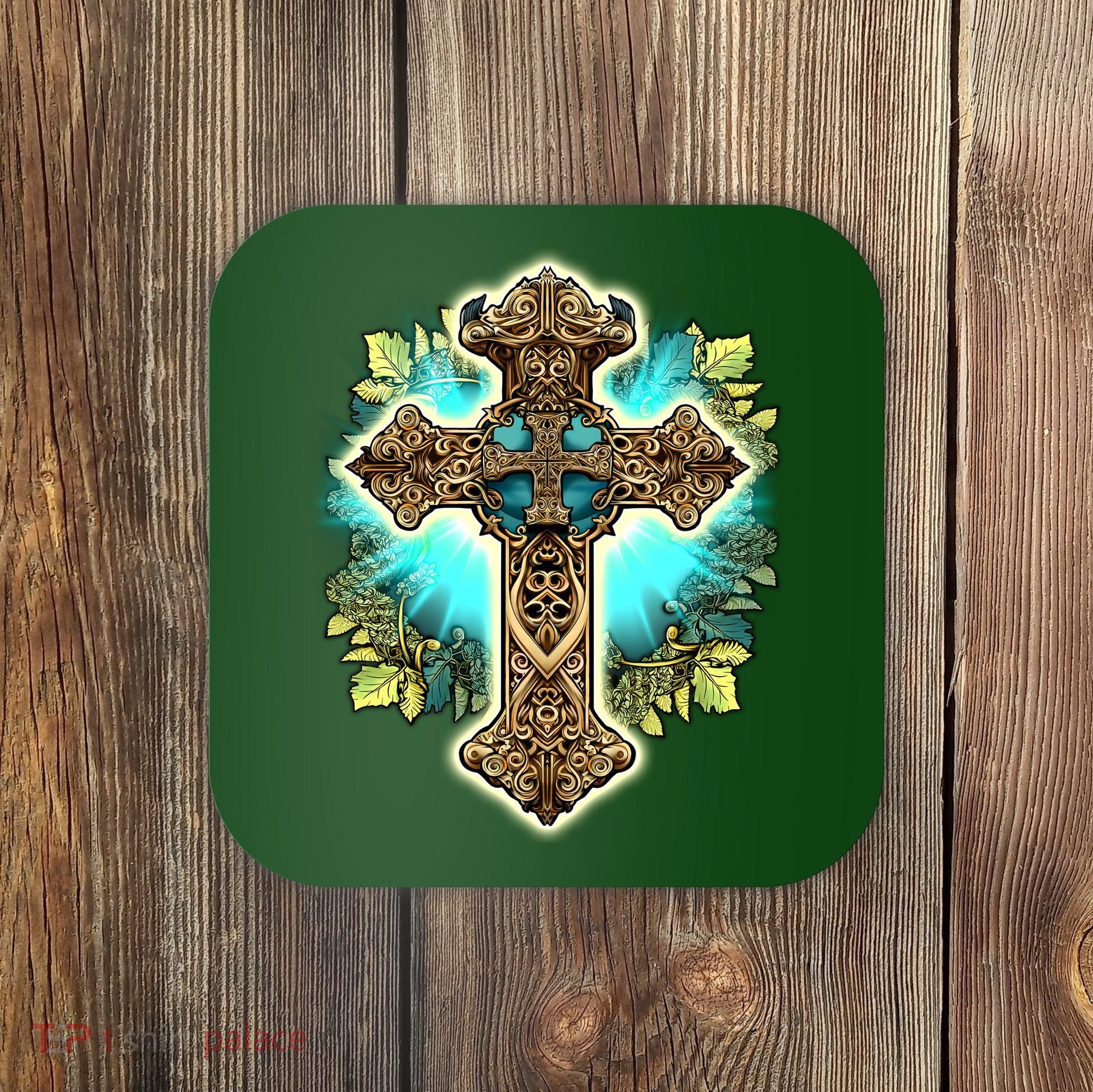Filigree Cross Coaster