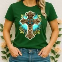 Filigree Cross Women's T-Shirt thumb 2