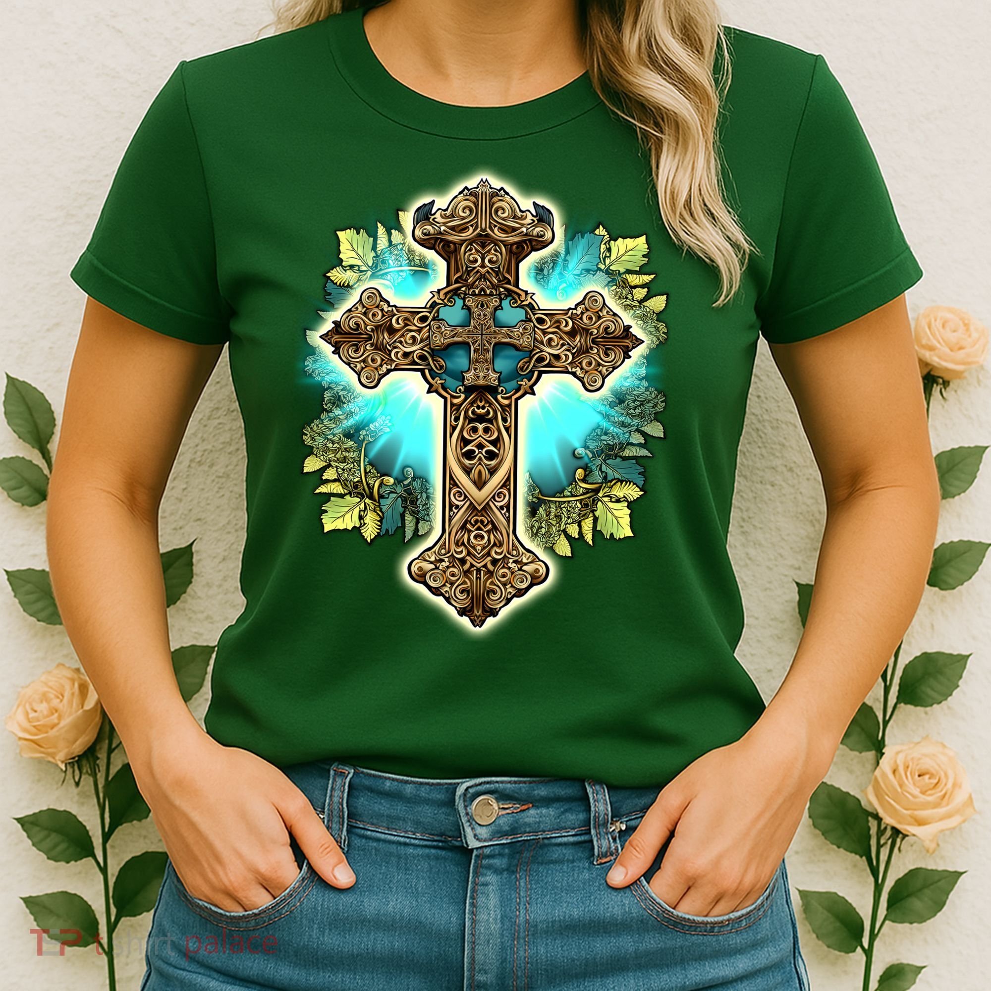 Filigree Cross Women's T-Shirt