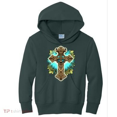 Filigree Cross Kids Hoodie