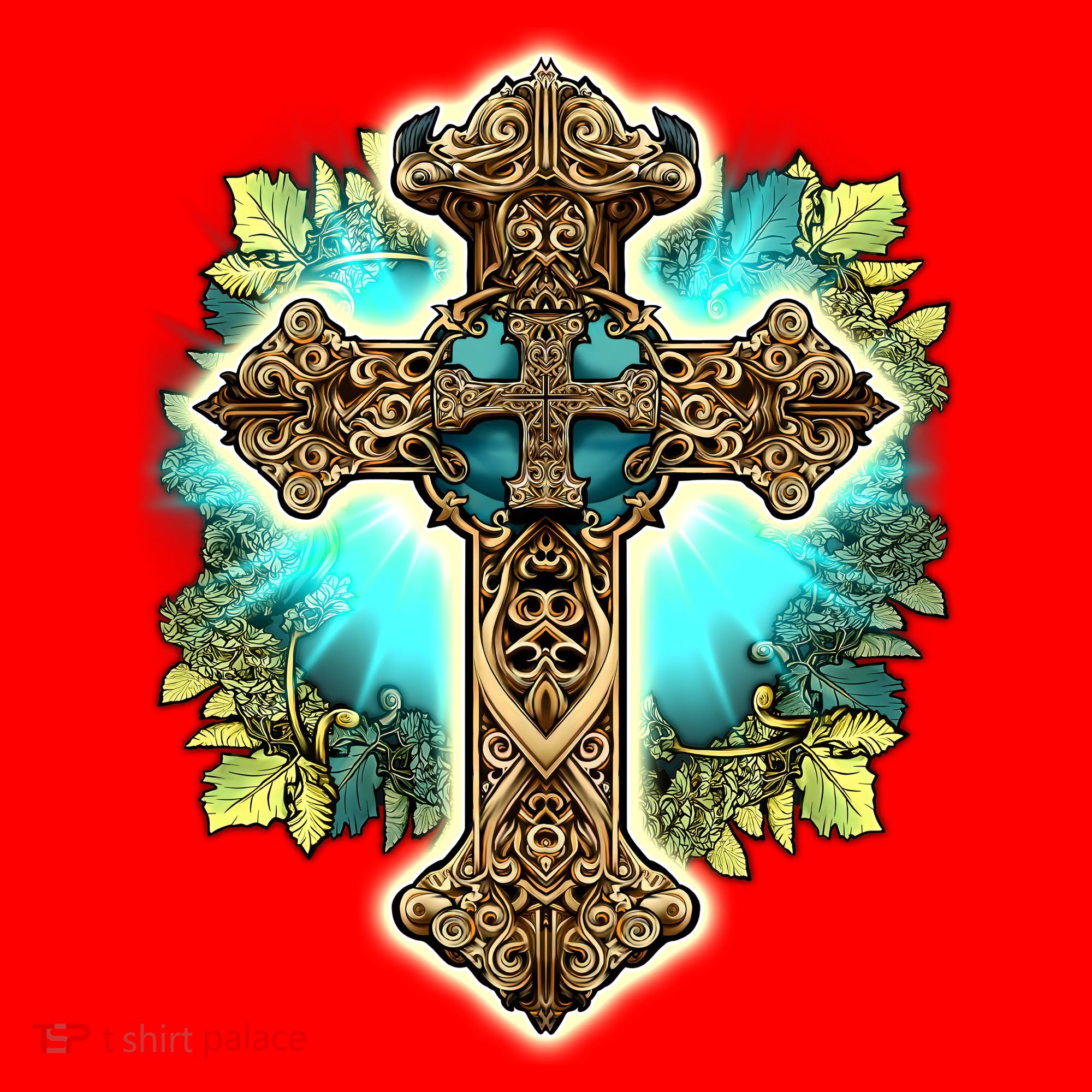 Filigree Cross Santa Hat