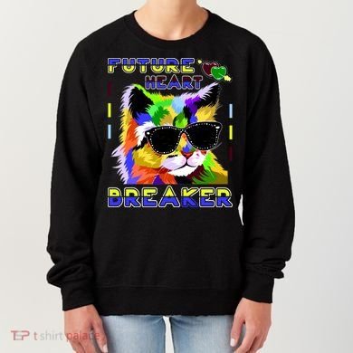 Funny Cat Future Heart Breaker Women's Sweatshirt