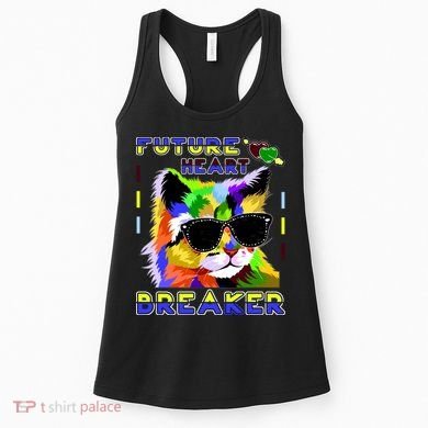 Funny Cat Future Heart Breaker Women's Tank Top