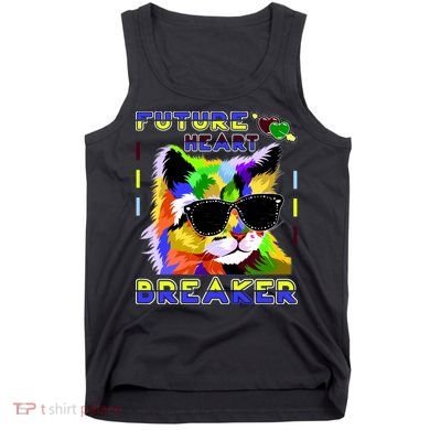 Funny Cat Future Heart Breaker Tank Top