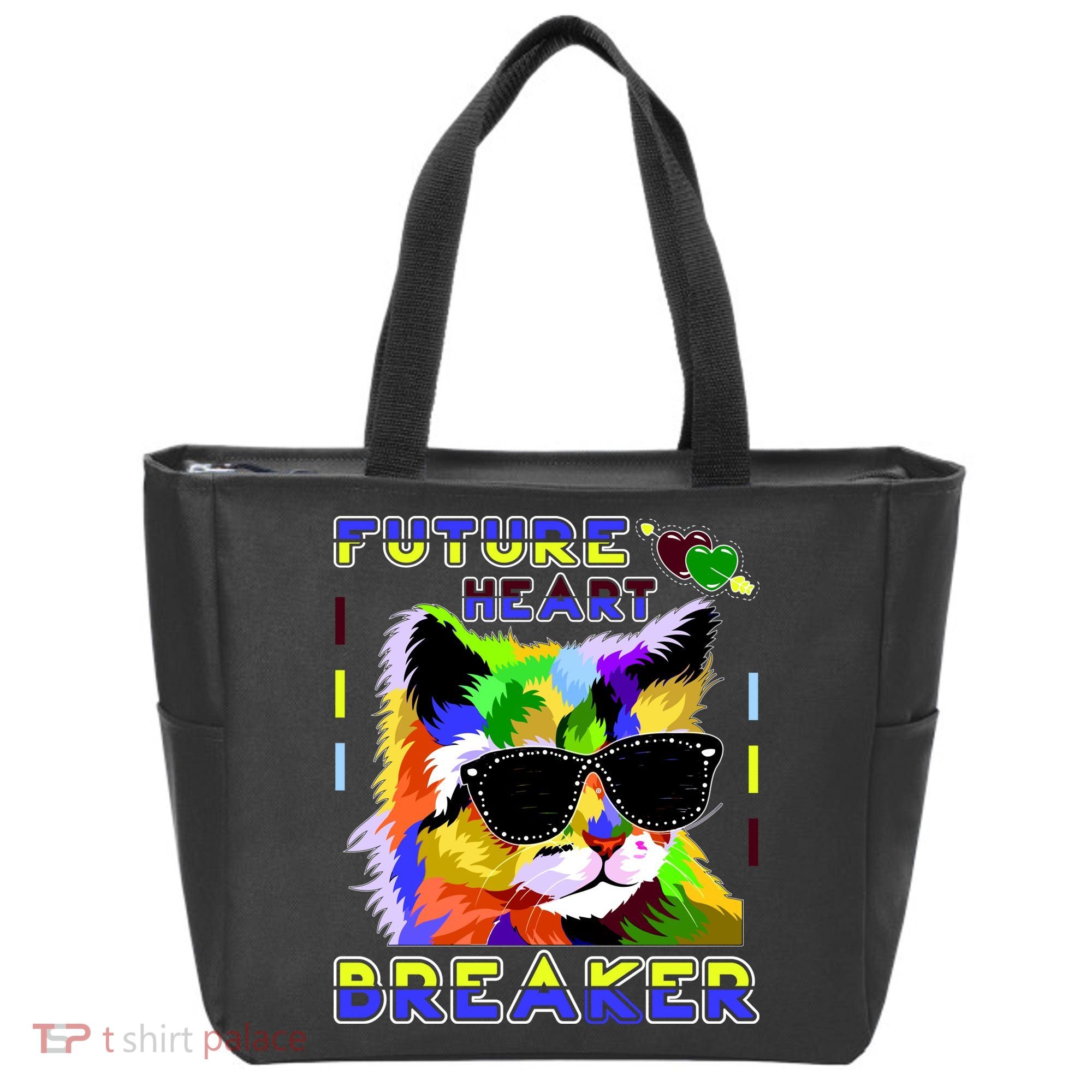 Funny Cat Future Heart Breaker Tote Bag