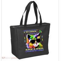 Funny Cat Future Heart Breaker Tote Bag thumb 2