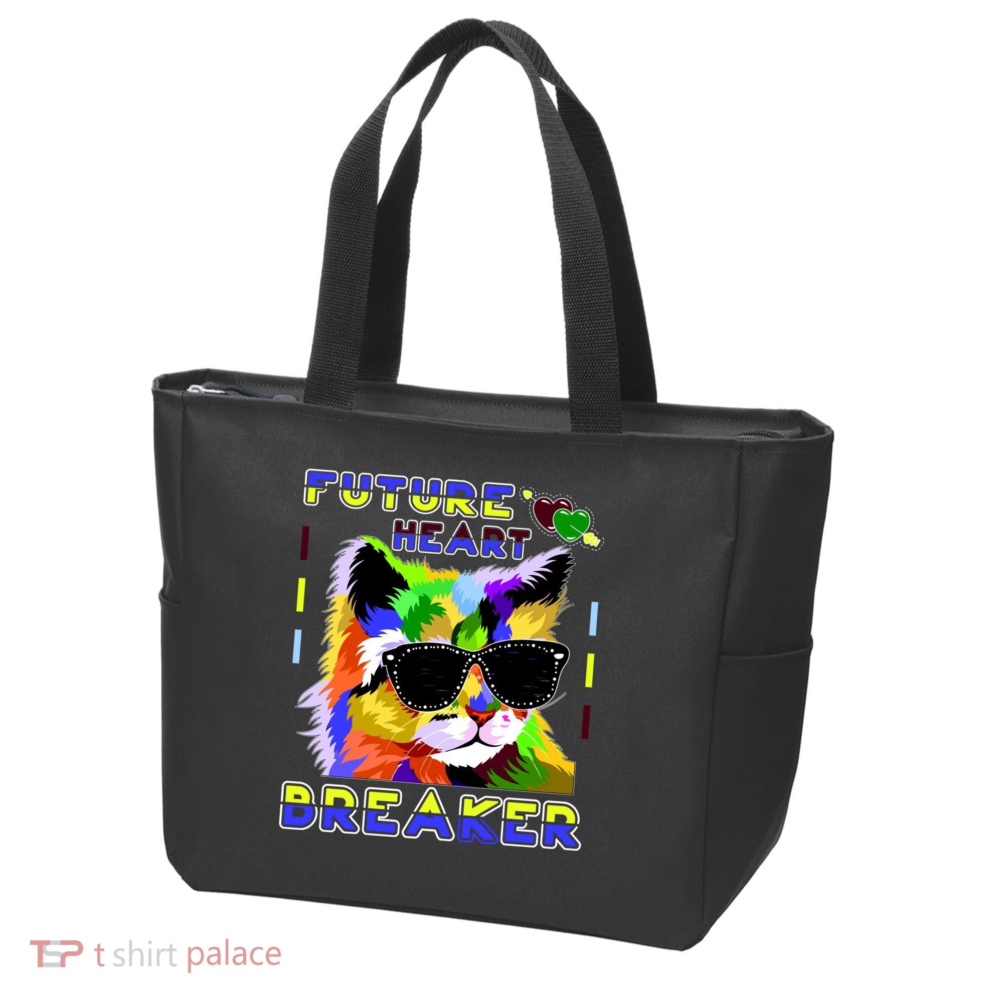 Funny Cat Future Heart Breaker Tote Bag