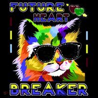Funny Cat Future Heart Breaker Tote Bag thumb 4