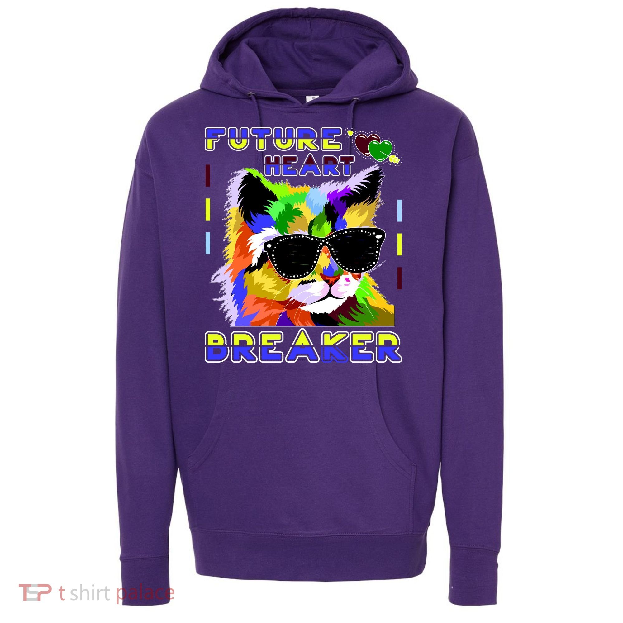 Funny Cat Future Heart Breaker Hoodie