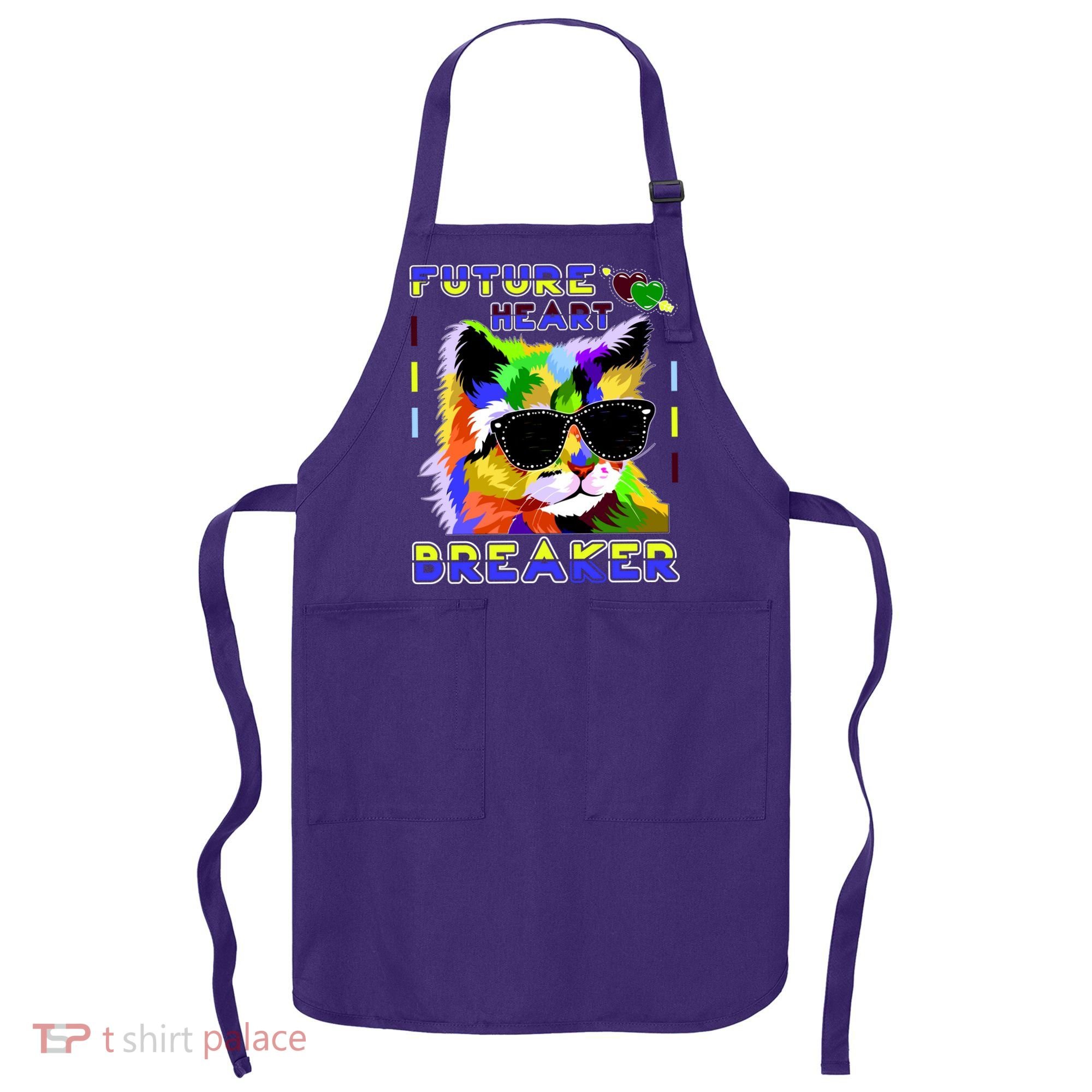 Funny Cat Future Heart Breaker Apron