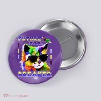 Funny Cat Future Heart Breaker Button thumb 0