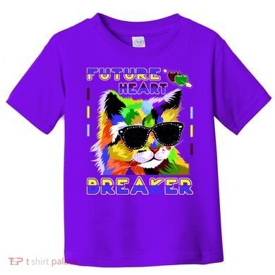 Funny Cat Future Heart Breaker Toddler T-Shirt