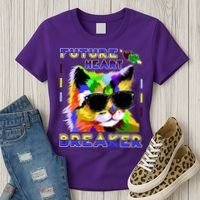 Funny Cat Future Heart Breaker Women's T-Shirt thumb 3