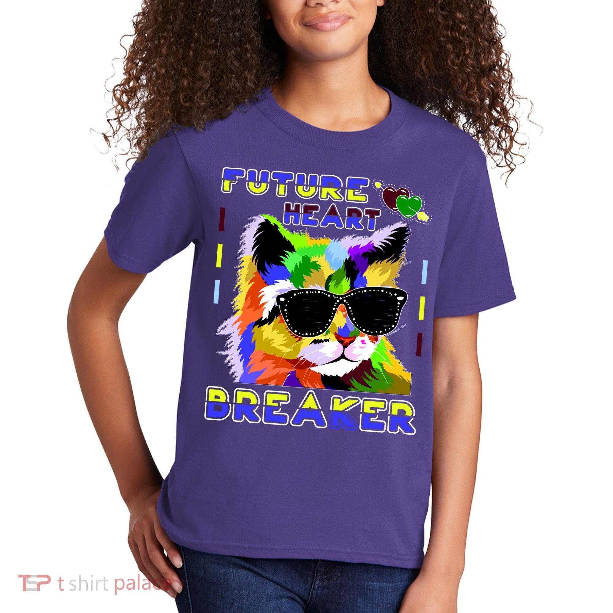 Funny Cat Future Heart Breaker Kids T-Shirt
