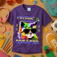 Funny Cat Future Heart Breaker Kids T-Shirt thumb 3