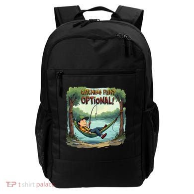 Fishing Catching Fish Optional Relaxing Required Backpack