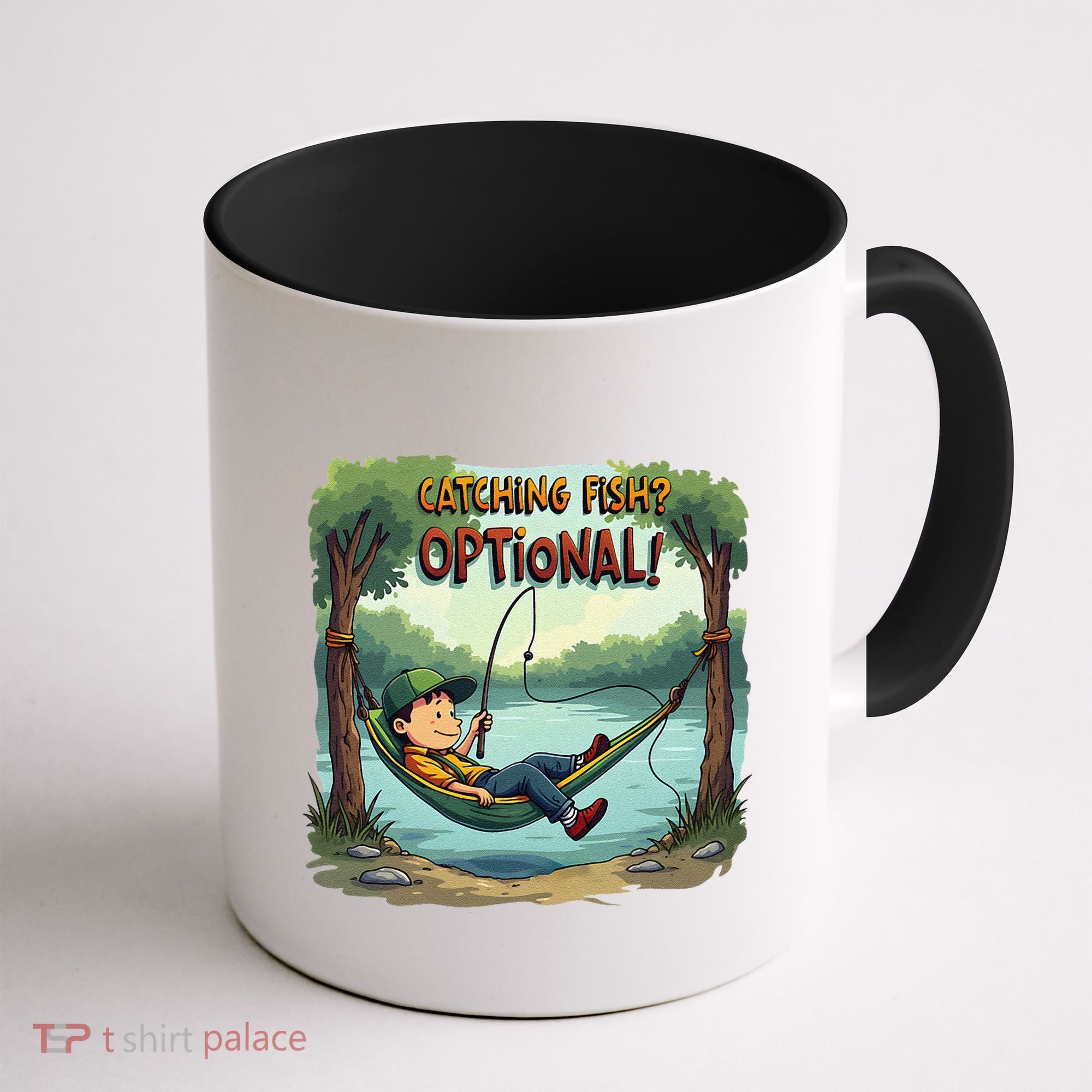 Fishing Catching Fish Optional Relaxing Required Coffee Mug
