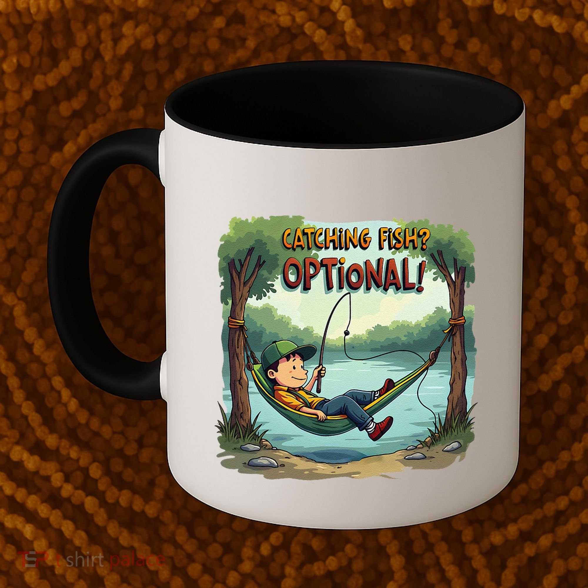Fishing Catching Fish Optional Relaxing Required Coffee Mug