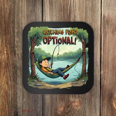 Fishing Catching Fish Optional Relaxing Required Coaster