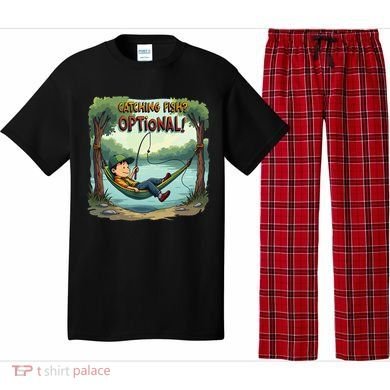 Fishing Catching Fish Optional Relaxing Required Pajama Set