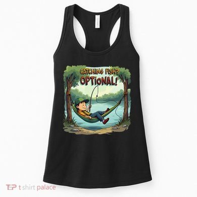 Fishing Catching Fish Optional Relaxing Required Women's Tank Top