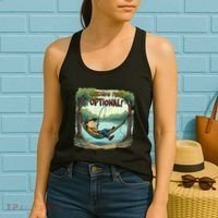 Fishing Catching Fish Optional Relaxing Required Women's Tank Top thumb 2